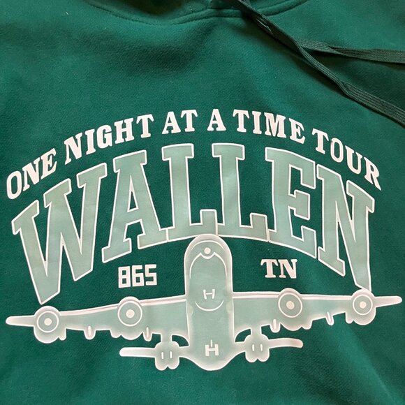 Morgan Wallen One Night At A Time Tour Sweatshirt Hoodie Women's Size L - Picture 3 of 4